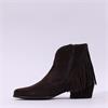 Wonders Fei Fringe Cowboy Ankle Boot - Brown Suede